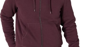 Amazon Essentials Men’s Sherpa-Lined Full-Zip Fleece Hoodie