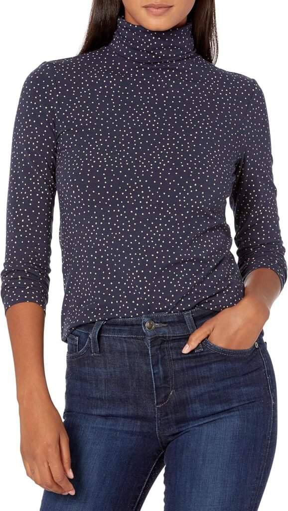 Amazon Essentials Women’s Long-Sleeve Turtleneck (Available in Plus Size)