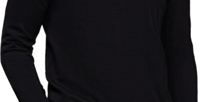 Anelune Men’s Jumpers 1/4 Zip Tops Winter Warm Knit Polo Neck Jumper Long Sleeve Soft Cozy Turtle Neck Quarter Zip Knitwear Pullover Sweaters for Men