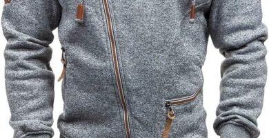 Angbater Mens Casual Long Sleeve Hoodies Full Zip Velvet Sweatshirt M-3XL