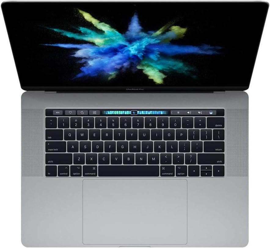 Apple MacBook Pro 15″ (Touch/2017) – Core i7 2.9GHz, 16GB RAM, 512GB SSD – Space Grey (Renewed)