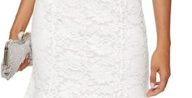 Atnlewhi Women’s 3/4 Sleeve V-Neck Formal Evening Bodycon Knee-Length Vintage Lace Dress Elegant Cocktail Dresses Atnlewhi Women’s 3/4 Sleeve V-Neck Formal Evening Bodycon Knee-Length Vintage Lace Dress Elegant Cocktail Dresses