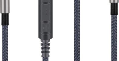 Audio Cable Replacement – Compatible with JBL Synchros S300 S300I S300a S500 S700 S400BT J56BT E40BT E30 E40 E50BT S400BT Headphone and Samsung Galaxy Android with in-Line Mic Remote Volume Control