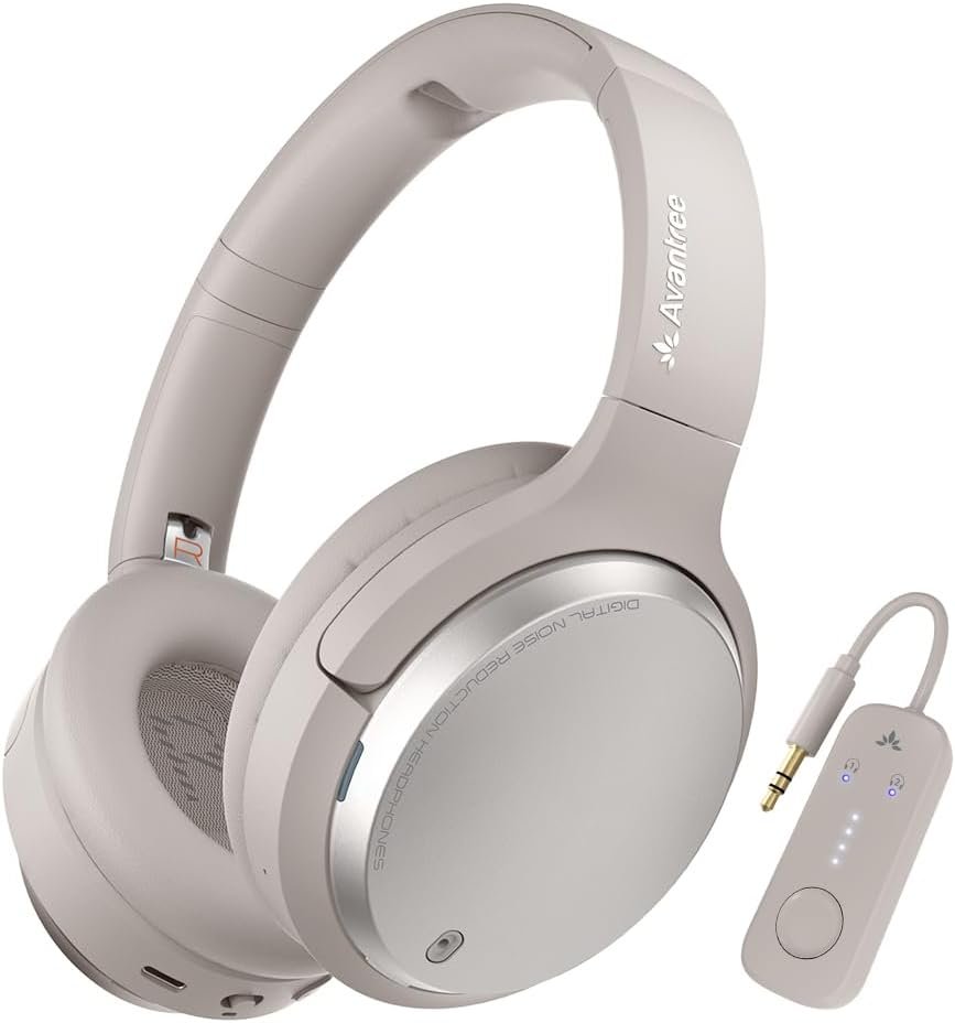 Avantalk Sky Eon – Bluetooth Active Noise-Canceling Headphones for Airplane Travel & Mobile Phone with Wireless Adapter, ANC & Ambient Mode, Spacious & Comfortable Earpads, 45hr Playtime Avantalk Sky Eon – Bluetooth Active Noise-Canceling Headphones for Airplane Travel & Mobile Phone with Wireless Adapter, ANC & Ambient Mode, Spacious & Comfortable Earpads, 45hr Playtime