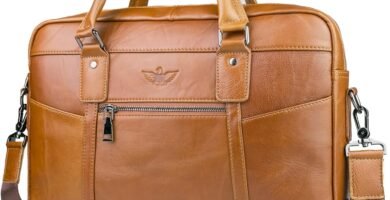 BAGZY Laptop Bag for Men Leather 15.6 Inch Laptop Briefcase Laptop Case Gifts for Men Laptop Messenger Shoulder Bag for PC Laptop Business Handbag Document Bag for Office Business College (Brown) BAGZY Laptop Bag for Men Leather 15.6 Inch Laptop Briefcase Laptop Case Gifts for Men Laptop Messenger Shoulder Bag for PC Laptop Business Handbag Document Bag for Office Business College (Brown)