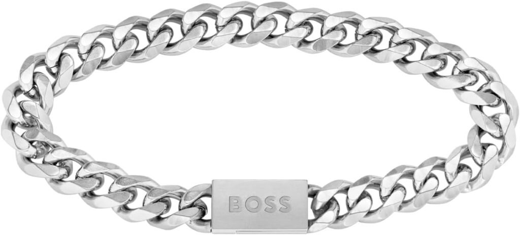 BOSS Jewelry Men’s CHAIN LINK Collection Chain Bracelet available in two sizes