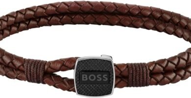 BOSS Jewelry Men’s SEAL Collection Bracelet available in Black or Brown BOSS Jewelry Men’s SEAL Collection Bracelet available in Black or Brown