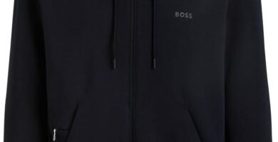 BOSS Mens Zip Up Hoodie
