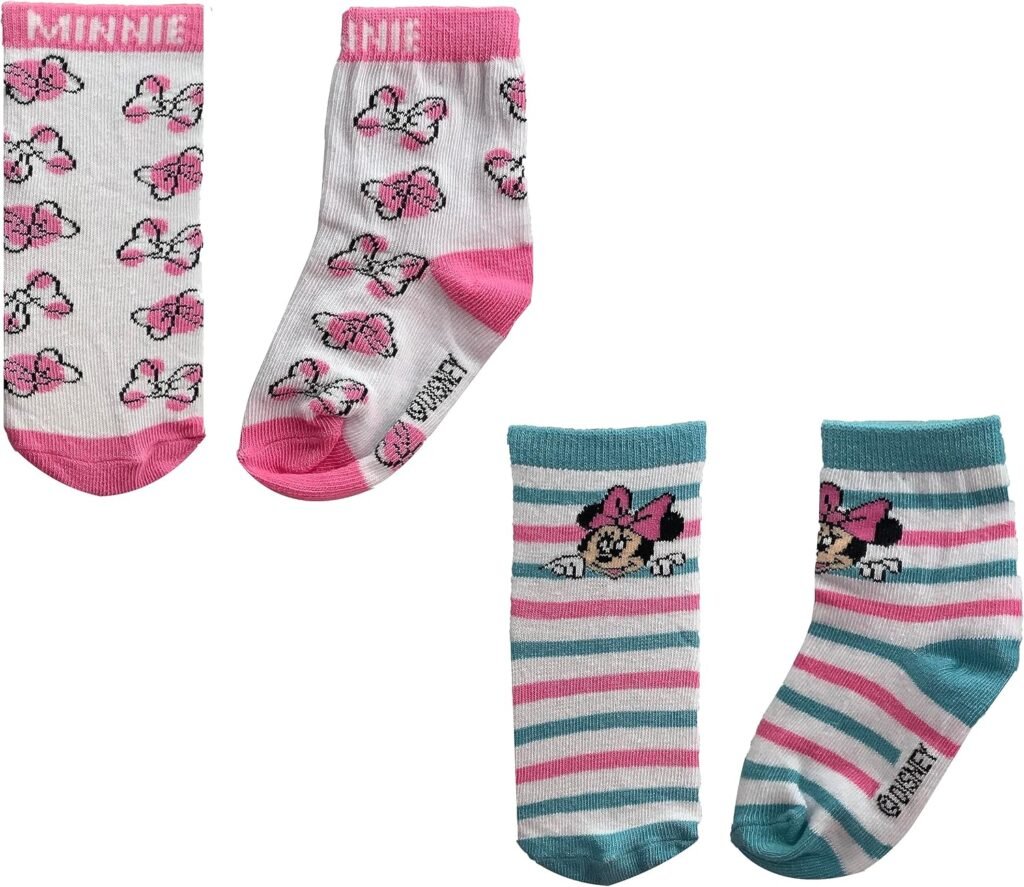 Baby Girl Minnie Mouse Socks – Pack of 2 Baby Girl Minnie Mouse Socks – Pack of 2