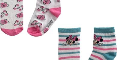 Baby Girl Minnie Mouse Socks – Pack of 2