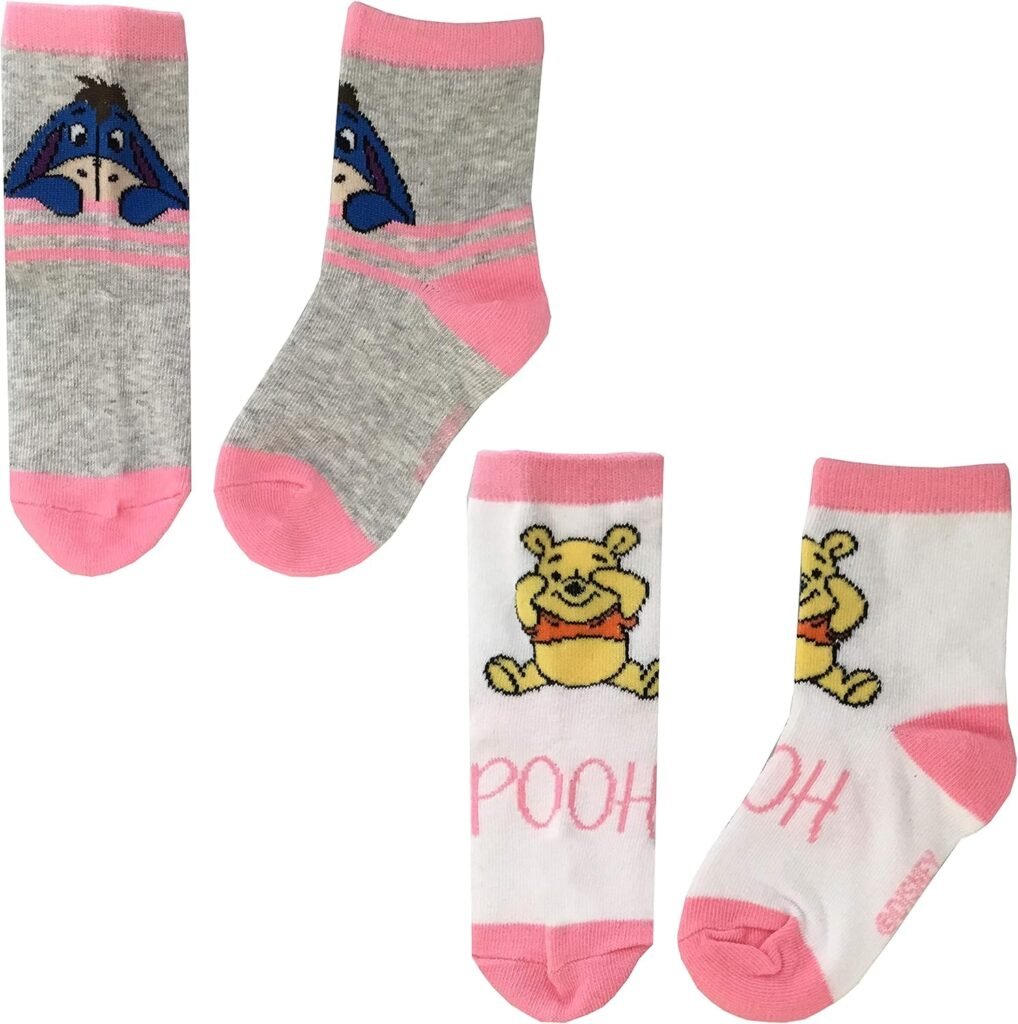 Baby Girl Winnie the Pooh Socks – Pack of 2 Baby Girl Winnie the Pooh Socks – Pack of 2
