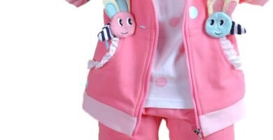 Baby Girls 3 Piece Sets T Shirt Vest and Pants