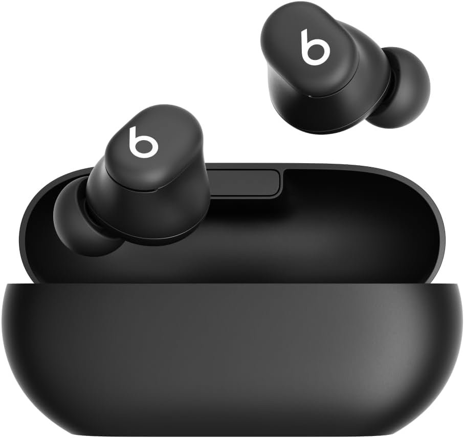 Beats Solo Buds — Wireless Bluetooth Earbuds | 18 Hours of Battery Life | Apple & Android Compatibility | Built-in Microphone – Matt Black Beats Solo Buds — Wireless Bluetooth Earbuds | 18 Hours of Battery Life | Apple & Android Compatibility | Built-in Microphone – Matt Black
