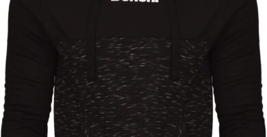 Bench Mens Warm Fleece Pullover Hooded Sweatshirt Jumper, Mid-weight Hoodie with Adjustable Drawstring