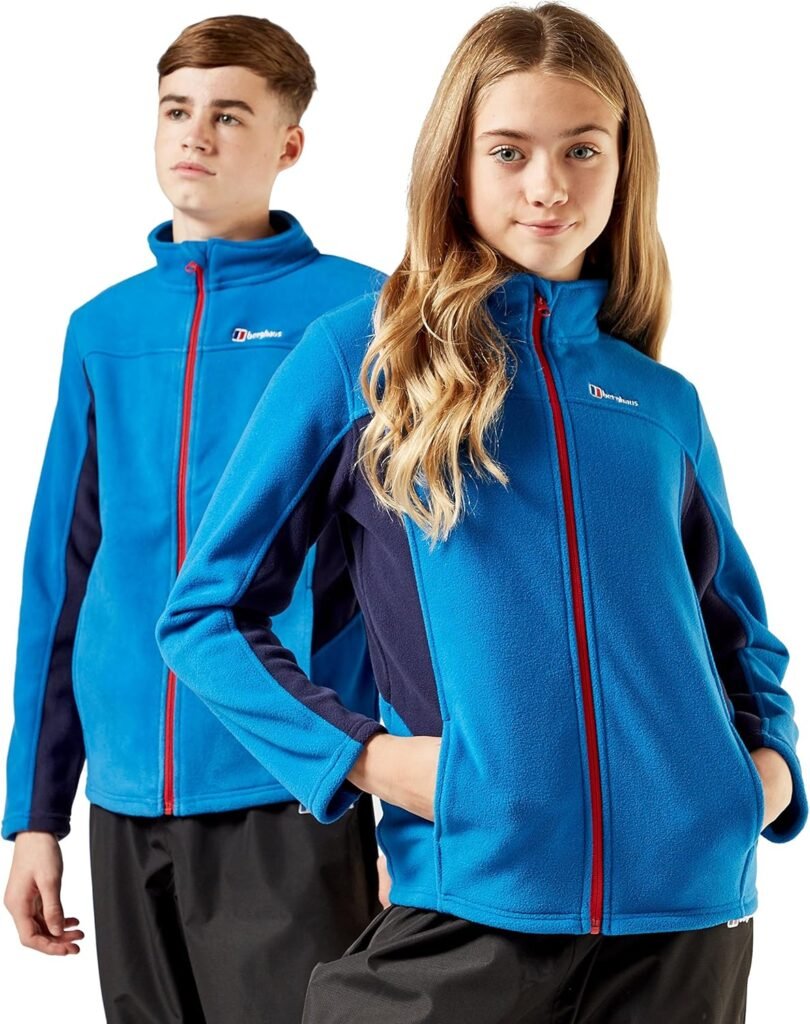 Berghaus Kid’s Tyndrum Full Zip Fleece with High Neck & 2 Hand Pockets, Warm, Soft & Comfortable Midlayer Jacket for Boys & Girls, Ideal for Walking, Hiking & Outdoor Recreation Berghaus Kid’s Tyndrum Full Zip Fleece with High Neck & 2 Hand Pockets, Warm, Soft & Comfortable Midlayer Jacket for Boys & Girls, Ideal for Walking, Hiking & Outdoor Recreation