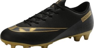 Boys’ Soccer Boots, Teenagers’ Outdoor Soccer Shoes, Spiked Soccer Shoes, Breathable Sports Shoes, Unisex(Black,4.5uk) Boys’ Soccer Boots, Teenagers’ Outdoor Soccer Shoes, Spiked Soccer Shoes, Breathable Sports Shoes, Unisex(Black,4.5uk)