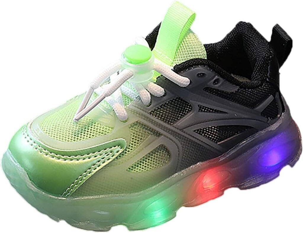 Boys Trainers Size 13 School Shoes for Teen Girls Fashion Light On LED Baby Shoes Casual Children Shoes Boy Sandals Soft Kids Sport Shoes Girls Slippers Size 13 Boys Black School Shoes