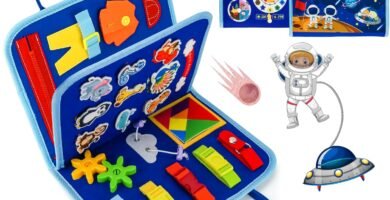 Busy Board 1 Year Old Boys, 1st First Birthday Gifts – Montessori Busy Board for Toddlers – Stocking Fillers Busy Book to Learn Basic Life Fine Motor Skills – Plane Toys for Age 1 2 3 (Blue) Busy Board 1 Year Old Boys, 1st First Birthday Gifts – Montessori Busy Board for Toddlers – Stocking Fillers Busy Book to Learn Basic Life Fine Motor Skills – Plane Toys for Age 1 2 3 (Blue)