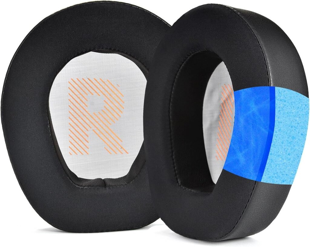 Buziba Cooling Gel Earpads Replacement Ear Pads for JBL Quantum ONE Q1 Noise Cancelling Headphones Earpads Cushions Memory Foam Ice Earmuffs
