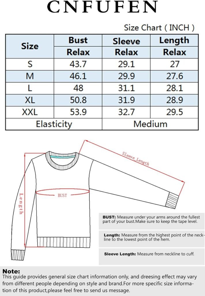 CNFUFEN Women Trendy Sweatshirts Winter Clothes Warm Long Sleeve Tops Casual Pullover