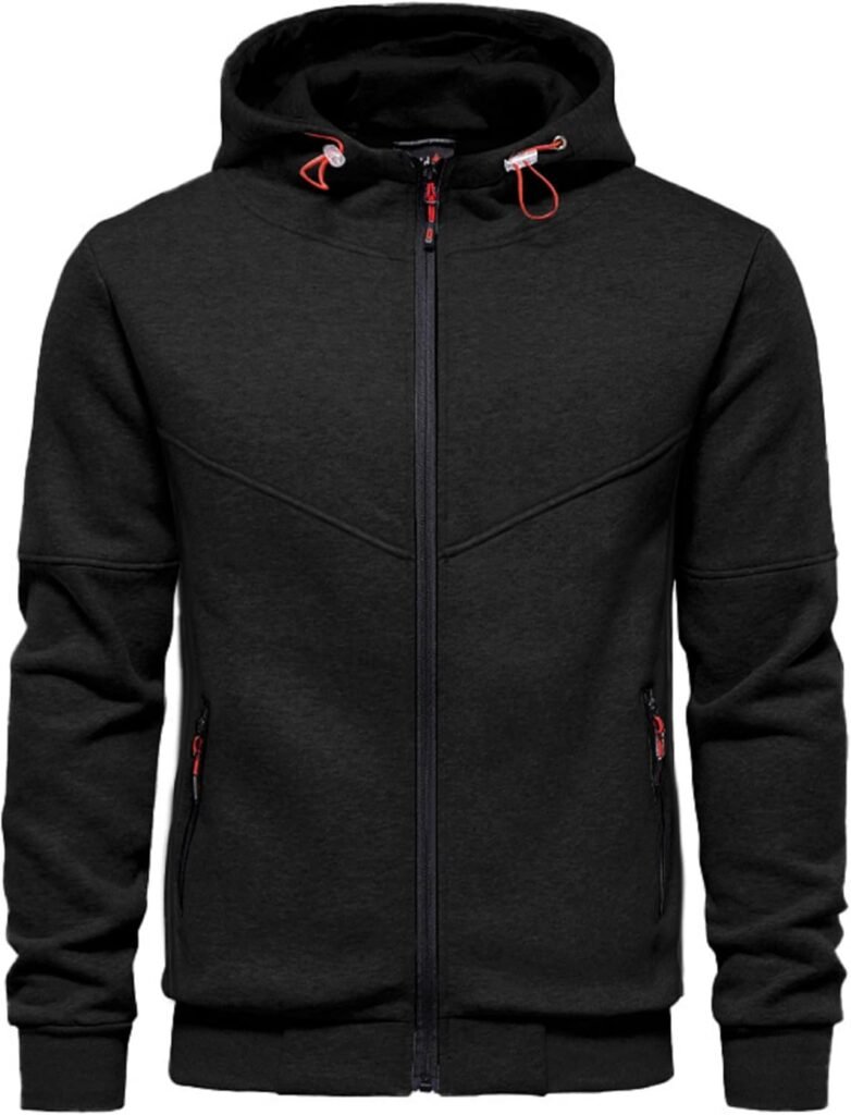 CTU Mens Hoodies Sweatshirts Jackets Long Sleeve Fleece Zip Up Hoodies for Men S-4XL