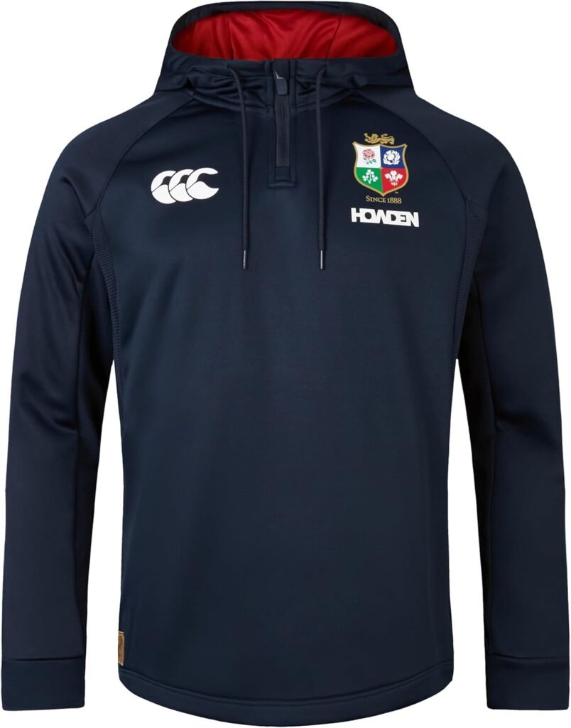 Canterbury Men’s British & Irish Lions 1/4 Zip Hoody