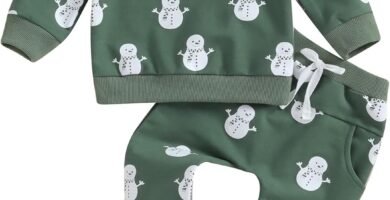 Carolilly Toddler Baby Boys Christmas Outfits Unisex Christmas Gingerbread Man/Snowman Print T-Shirt Long Sleeve Sweatshirts+Long Pants 2PCs Outfits Tracksuit Newborn Xmas Carolilly Toddler Baby Boys Christmas Outfits Unisex Christmas Gingerbread Man/Snowman Print T-Shirt Long Sleeve Sweatshirts+Long Pants 2PCs Outfits Tracksuit Newborn Xmas