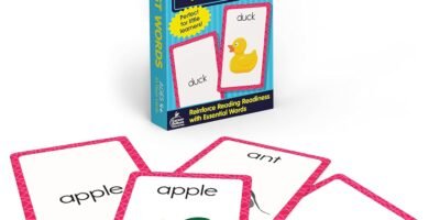 Carson Dellosa First Words Flash Cards for Toddlers 2-4 Years, High Frequency Vocabulary Words and Picture for Preschool and Kindergarten, Sight Word Game for Toddlers Ages 4+ (54 Cards) Carson Dellosa First Words Flash Cards for Toddlers 2-4 Years, High Frequency Vocabulary Words and Picture for Preschool and Kindergarten, Sight Word Game for Toddlers Ages 4+ (54 Cards)