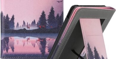 Case for 6″ Kindle Paperwhite (Fits 10th Gen 2018 / Paperwhite Generations Before 2018) – Smart Protective Cover with Hand Strap, Foldable Stand, Magnetic Closure, Auto Sleep/Wake