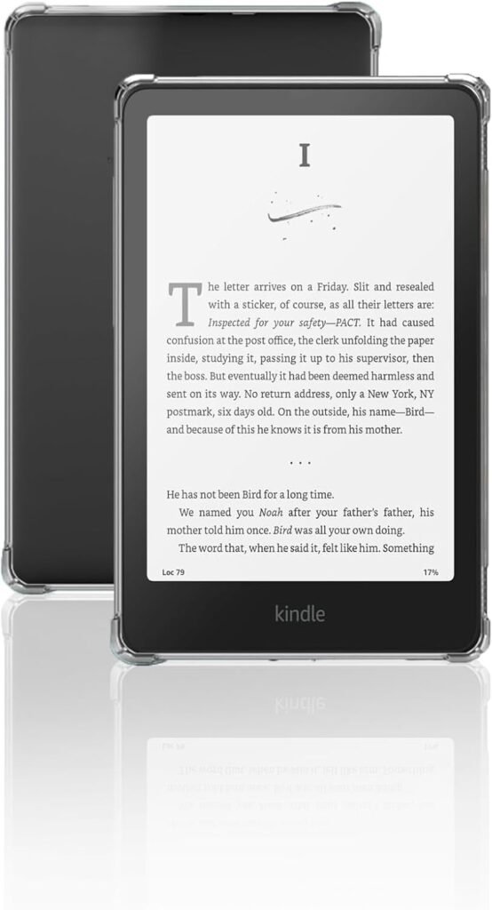 Case for All-New Kindl_e Paperwhite 7 Inch (2024) 12th Gen and Kindl_e Colorsoft Signature Edition Case –Thin,Slim, Lightweight, Scratch-Proof Protection,Transparent Case for All-New Kindl_e Paperwhite 7 Inch (2024) 12th Gen and Kindl_e Colorsoft Signature Edition Case –Thin,Slim, Lightweight, Scratch-Proof Protection,Transparent