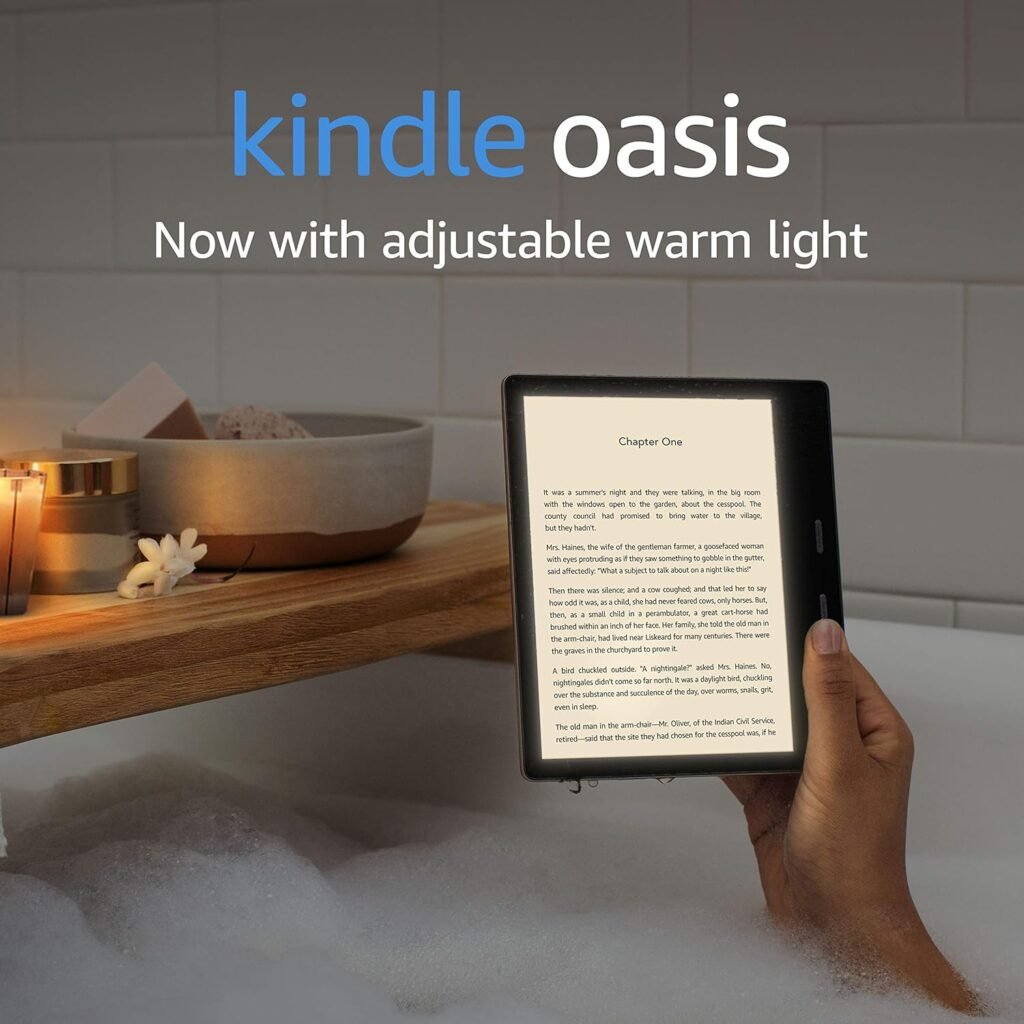 Certified Refurbished Kindle Oasis | Now with adjustable warm light | Waterproof, 32 GB, Wi-Fi | Graphite Certified Refurbished Kindle Oasis | Now with adjustable warm light | Waterproof, 32 GB, Wi-Fi | Graphite