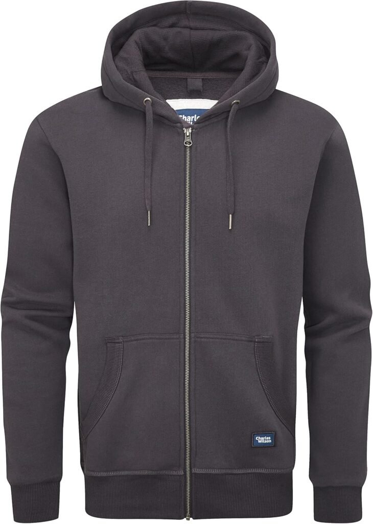 Charles Wilson Men’s Full Zip Midweight Hoody