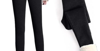 CheChury Women Fleece Lined Leggings Women Super Thick Cashmere Tights Thermal High Waist Double Layer Pants Soft Winter Plush Warm Elastic Thermal Pants for Lady CheChury Women Fleece Lined Leggings Women Super Thick Cashmere Tights Thermal High Waist Double Layer Pants Soft Winter Plush Warm Elastic Thermal Pants for Lady