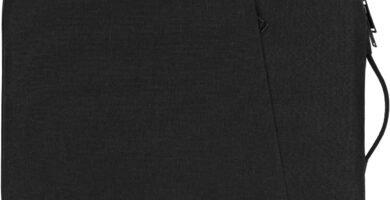 Chelory 13 14 Inch Laptop Sleeve Compatible with New MacBook Air 13 M1/M2 2020-2022, New MacBook Pro 13/14, 13.3 Inch Notebook Ultrabook Computer Water Resistant Bag Tablet iPad Carrying Case, Black