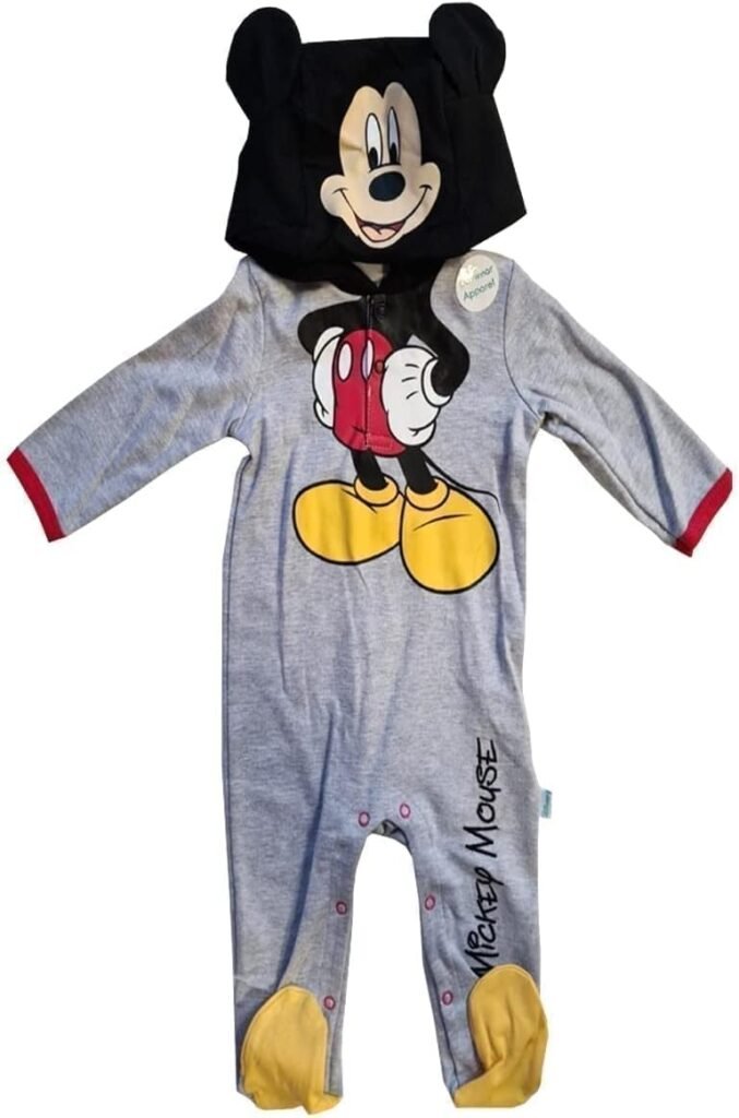 Child Boys Disney Mickey Mouse Romper Jersey Costume (9-12m) Child Boys Disney Mickey Mouse Romper Jersey Costume (9-12m)