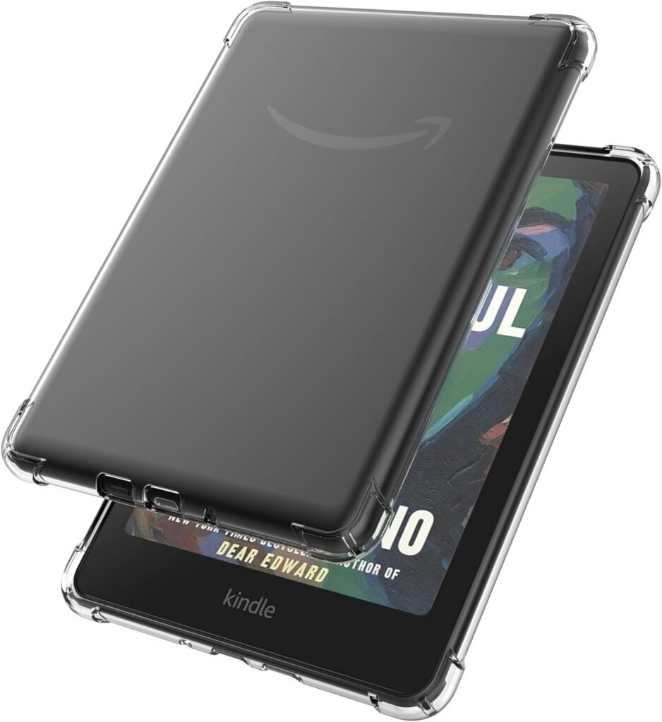 Clear Case for 7″ Kindle Paperwhite 12th Generation 2024,Soft TPU Flexible Shockproof Bumper Case Cover for Kindle Paperwhite 7″ 2024 E-Reader/Kindle Colorsoft 7″ 2024 Clear Case for 7″ Kindle Paperwhite 12th Generation 2024,Soft TPU Flexible Shockproof Bumper Case Cover for Kindle Paperwhite 7″ 2024 E-Reader/Kindle Colorsoft 7″ 2024