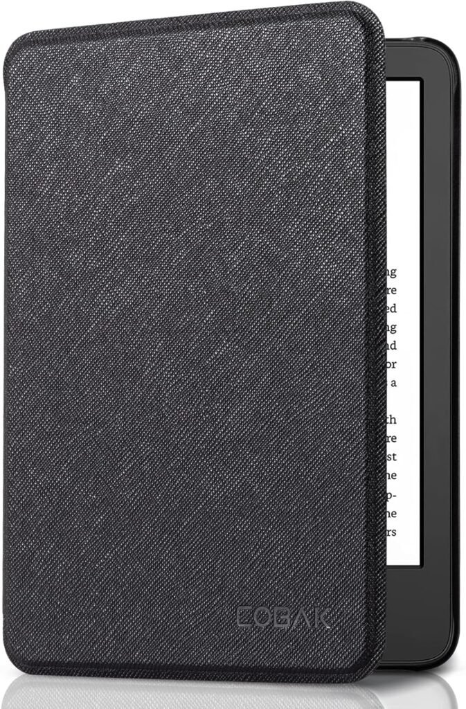 CoBak Case for All New Kindle (6″ 2022 release) 11th Generation, Will Not Fit Kindle Paperwhite, Premium PU Leather Smart Cover with Auto Sleep/Wake for Kindle 2022, Black CoBak Case for All New Kindle (6″ 2022 release) 11th Generation, Will Not Fit Kindle Paperwhite, Premium PU Leather Smart Cover with Auto Sleep/Wake for Kindle 2022, Black