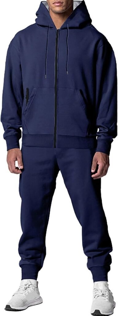 Complete Set Outfit for Men Loose Autumn Winter Tracksuit Set Athletic Daily Two-Piece Set Activewear Oversized Suits Fashion Casual Comfortable Outfit Running Jogging Pants Full Sleeve Hooded Tops Complete Set Outfit for Men Loose Autumn Winter Tracksuit Set Athletic Daily Two-Piece Set Activewear Oversized Suits Fashion Casual Comfortable Outfit Running Jogging Pants Full Sleeve Hooded Tops