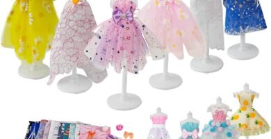 Coriver Fashion Designer for Kids, 460 pcs+ DIY Fashion Design Kit, Sewing Kits for Children Sketchbook Mannequin Doll Clothes Craft Kits for Kids for 6 7 8 9 10+ Years Old Coriver Fashion Designer for Kids, 460 pcs+ DIY Fashion Design Kit, Sewing Kits for Children Sketchbook Mannequin Doll Clothes Craft Kits for Kids for 6 7 8 9 10+ Years Old