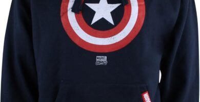 Cotton Soul Marvel Stark Industries Iron Man Mens Hoodie, Heather Grey