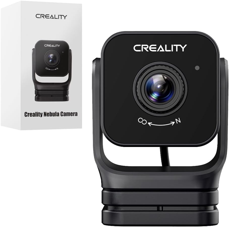 Creality Official Nebula Camera, 3D Printer Camera with Night Vision 24-Hour Remote Monitoring, Auto-Generate Time-Lapse Video, Compatible with Sonic Pad/Nebula Pad/Ender 3 V3 KE/CR 10 SE/Halot Mage