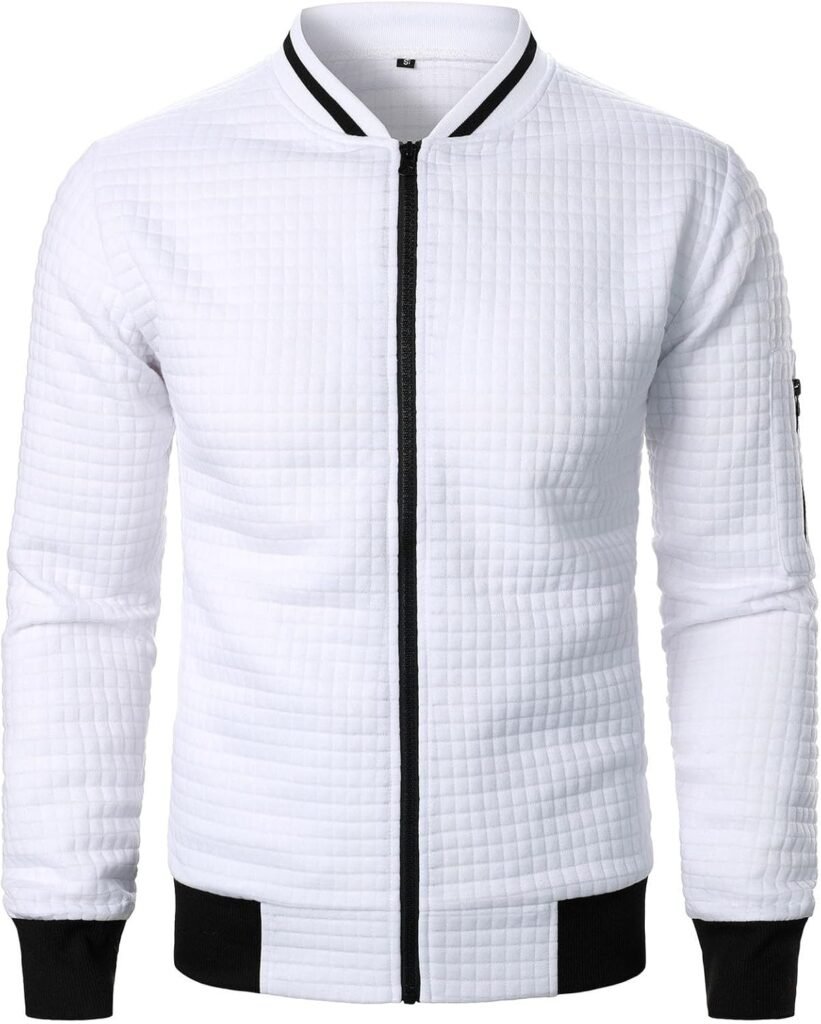 Crochet Plain Outfits for Mens Winter Fall Long Sleeve Neck Outfits Sweatshirt Mens 2024