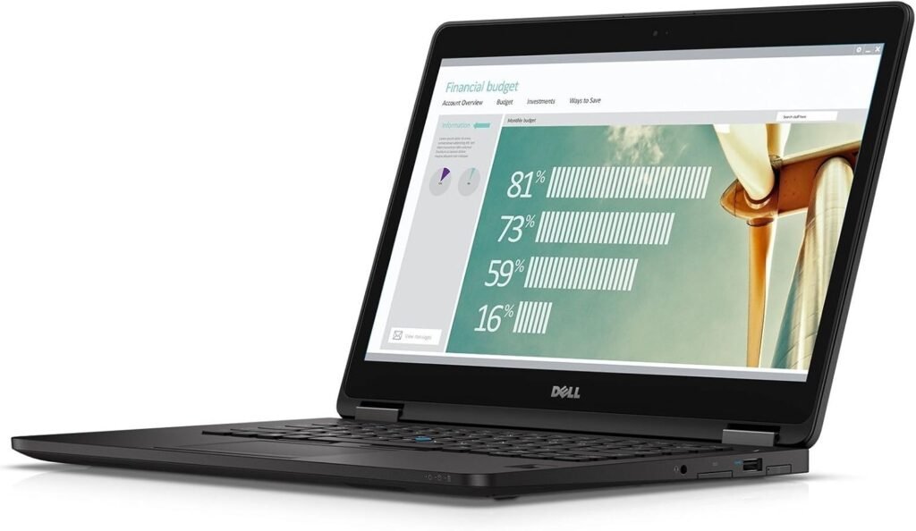 DELL LATITUDE E7270 12.5″ LAPTOP INTEL CORE i5-6300U 6th GEN 2.4GHZ WEBCAM 16GB RAM 256GB SSD WINDOWS 10 PRO 64BIT (Renewed)