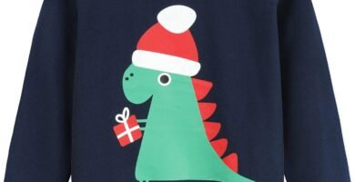 DHASIUE Kids Boys Christmas Sweatshirt Jumper Dinosaur Long Sleeve Tops T-Shirt Cotton Casual Toddler Clothes Age 1-7 Years DHASIUE Kids Boys Christmas Sweatshirt Jumper Dinosaur Long Sleeve Tops T-Shirt Cotton Casual Toddler Clothes Age 1-7 Years