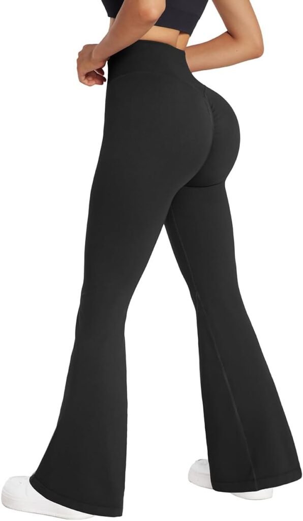 DOULAFASS Women Scrunch Bums Leggings Gym Bootcut Yoga Pants Sports Flared Leggings Workout Gym Dance Ladies Yoga Pants DOULAFASS Women Scrunch Bums Leggings Gym Bootcut Yoga Pants Sports Flared Leggings Workout Gym Dance Ladies Yoga Pants
