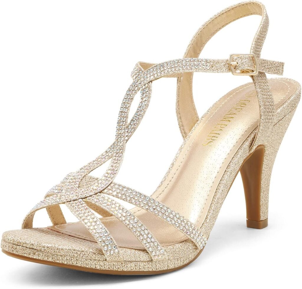 DREAM PAIRS Women’s Heeled Sandals Wedding Platform Sandal for Women, Amore_3 DREAM PAIRS Women’s Heeled Sandals Wedding Platform Sandal for Women, Amore_3