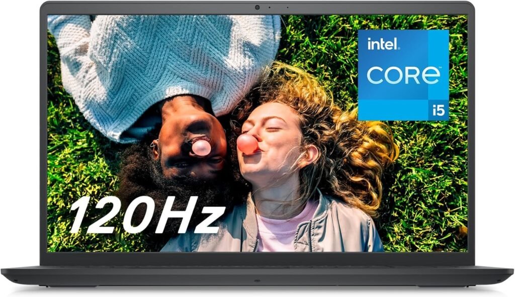 Dell Inspiron 15 (3520) Laptop – 15.6 Inch FHD 120Hz, Intel Core i5-1235U, 16GB RAM, 512GB SSD, Intel Iris Xe Graphics, Windows 11 Home, English UK Keyboard – Carbon Black
