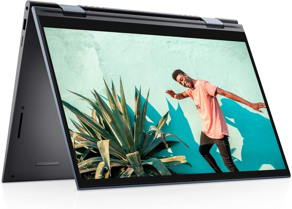 Dell Inspiron 7415 14″ FHD 2-in-1 Laptop, AMD Ryzen 5 5500U, 8GB RAM, 256GB SSD, Touchscreen, Windows 10 Home (Mist Blue)