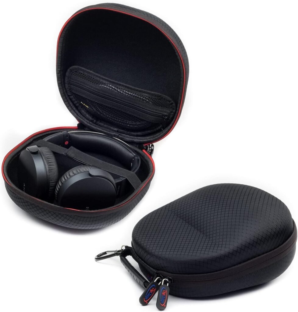 Digicharge Hard Protective Carry Case for Sony WH-CH520 510 MDR-ZX MDR-XB, JBL Tune/Live, Beats SOLO SOLO3, Pioneer, Bose, Marshall, Betron On Ear Headphones 18.5 x 18.5cm Max Headphone Headset Cover Digicharge Hard Protective Carry Case for Sony WH-CH520 510 MDR-ZX MDR-XB, JBL Tune/Live, Beats SOLO SOLO3, Pioneer, Bose, Marshall, Betron On Ear Headphones 18.5 x 18.5cm Max Headphone Headset Cover