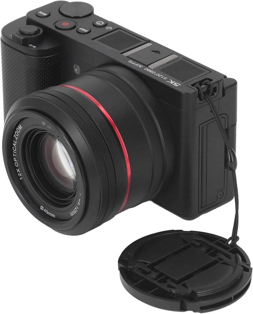Digital Camera, 5K HDR 30fps 64MP Micro SLR Camera with 3.2in IPS Flip Touchscreen, 12X Optical Zoom, Cordless Fidelity Connectivity, Multi Modes Camera Digital Camera, 5K HDR 30fps 64MP Micro SLR Camera with 3.2in IPS Flip Touchscreen, 12X Optical Zoom, Cordless Fidelity Connectivity, Multi Modes Camera